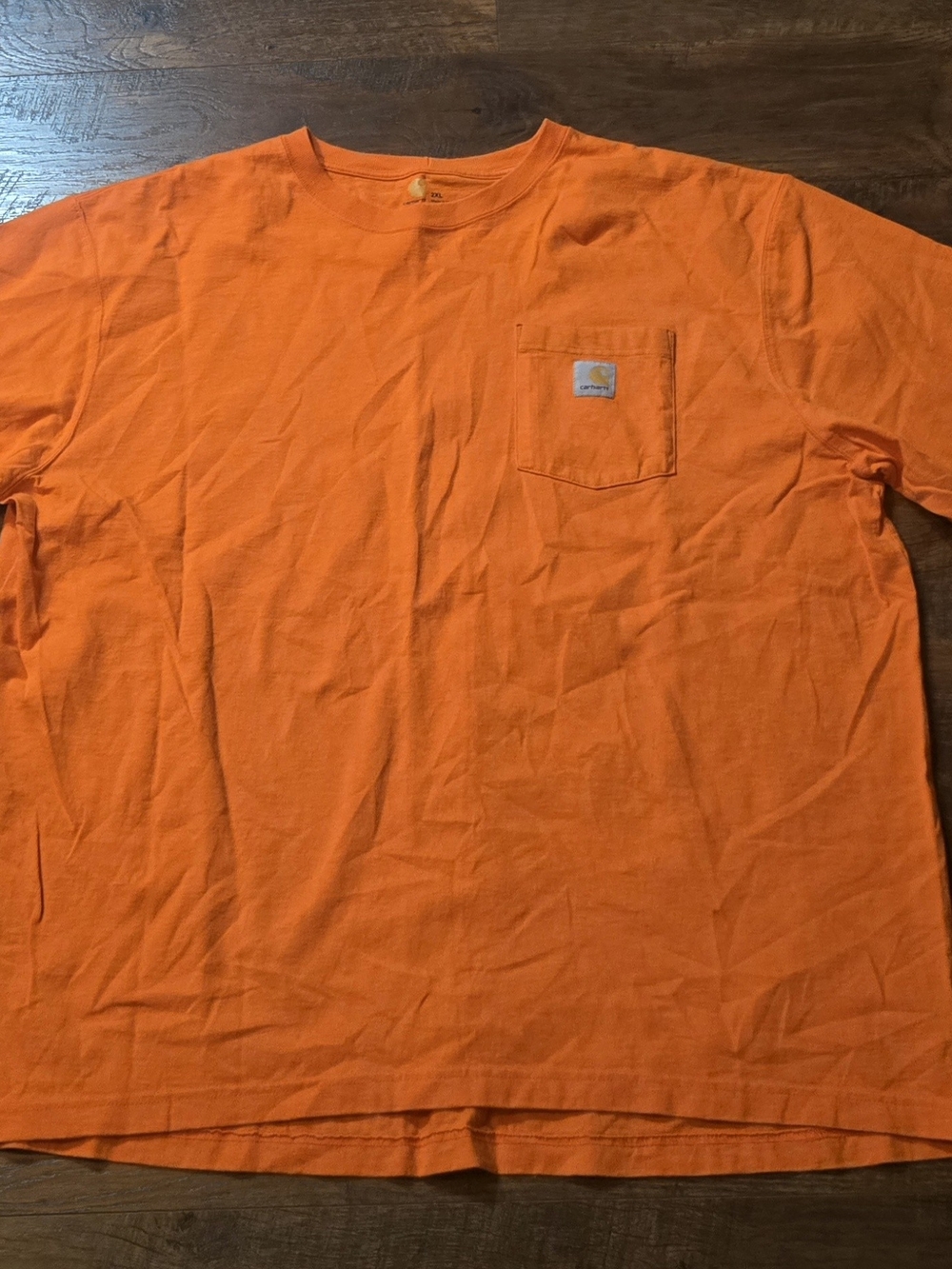 Carhartt Orange Long Sleeve Pocket Tee